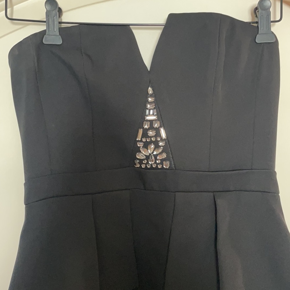 Bcbg black evening gown
